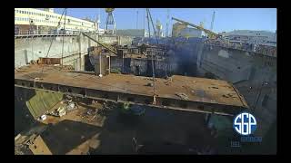 The Scrapping of the Costa Concordia Part 2 Dock No 4 [upl. by Drusilla]