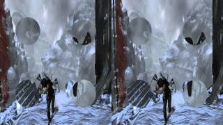 ╞ S3ᴰ ╡Tomb Raider Stereoscopic Slideshow 3D Video [upl. by Kanor]