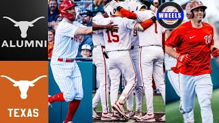 Texas Baseball Alumni Game Highlights  2024 College Baseball Highlights [upl. by Schulman]