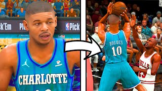 I Made Muggsy Bogues 7 Feet Tall NBA 2K24 [upl. by Akenn317]