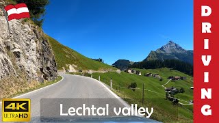 Driving in Austria 23 Lechtal valley From Lech to Steeg 4K 60fps [upl. by Doran]