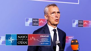 NATO Secretary General doorstep statement at Informal meeting of NATO Foreign Ministers 31 MAY 2024 [upl. by Pepillo]