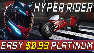 New Easy 099 PS5 Platinum Game  Hyper Rider Quick Trophy Guide [upl. by Nagy]