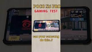 POCO X6 PRO😈 FreeFire ampBgmi GAMING TEST🔥freefire bgmi shorts [upl. by Lipsey]