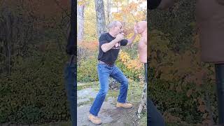 3 Forearm Strike Combos for Self Defense Brutally Effective shorts [upl. by Ecirtnuahs645]