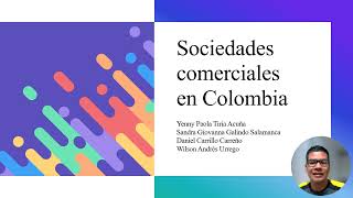 Actividad 2 Sociedades comerciales en Colombia [upl. by Andryc]