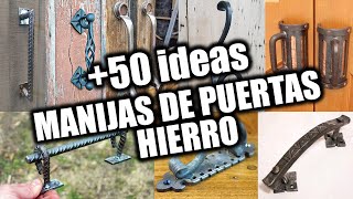 50 ideas de MANIJAS DE PUERTAS para hacer en tu Taller [upl. by Rammaj]