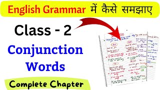 Class 2 Conjunctions । Class 2 English grammar Conjunction English Grammar Class 2 Class 2 English [upl. by Teri]