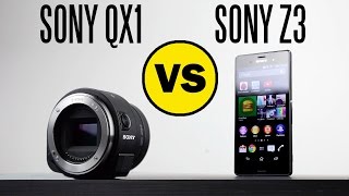 Sony QX1 Vs Sony Xperia Z3 Camera Comparison [upl. by Retsev]