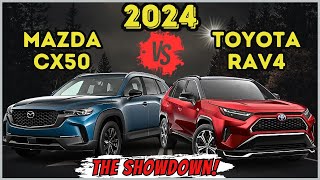 2024 Toyota Rav4 Vs 2024 Mazda CX 50 9 Differences That You NEVER Knew Existed [upl. by Namielus725]