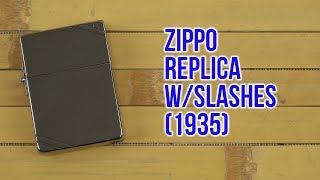 Распаковка Zippo Replica WSlashes 1935 [upl. by Emilie]