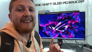 4K 240 Hz ve 1080p 480 Hz Aynı Monitörde ASUS ROG Swift OLED PG32UCDP [upl. by Omixam]