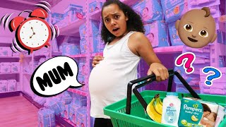 24 HOURS BEING PREGNANT PRANK  Challenge [upl. by Conni]