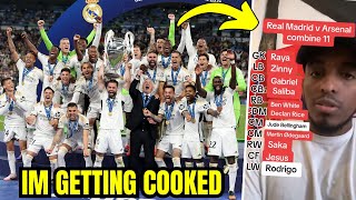 IM GETTING COOKED  REAL MADRID 20 DORTMUND [upl. by Phil]