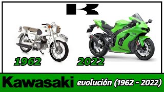 Motocicletas KAWASAKI  Historia y evoluciónKAWASAKI motorcycles  History and evolution 19622022 [upl. by Drape]