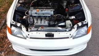 K20 Civic vs Evo 9 MR [upl. by Ihana118]