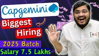 Capgemini Hiring 2025 Batch 🔥  Capgemini Exam Pattern  Capgemini Syllabus  Capgemini Preparation [upl. by Craggy]