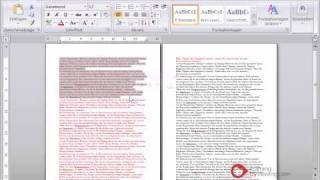 Microsoft Word Tutorial Deutsch Spalten [upl. by Yenhpad733]