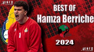 Best Of Hamza Berriche  AlGharafaSC ArabHandballChampionshipOfChampions 2024 [upl. by Eiwoh]