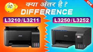 Epson L3210 L3211 L3250 L3252 Printers Differences  InkTank AIO [upl. by Pisarik471]