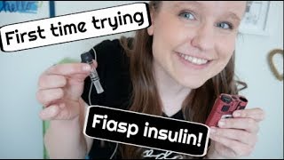 Trying Fiasp Insulin for the First Time [upl. by Hirai]