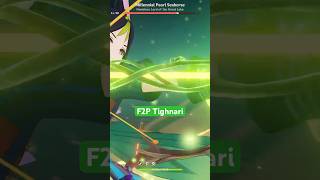 Tighnari f2p vs Millennial Pearl Seahorse genshinimpact gaming f2p tighnari [upl. by Fulvia616]