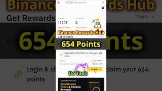 Received 654 Binance Points  Login and Click Do Task to Claim Reward on Binance [upl. by Etnasa885]