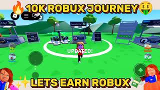 10K Robux Journey from this roblox game day 1 [upl. by Eniahs762]