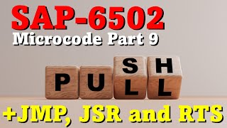 SAP6502 Microcode  Stack operations [upl. by Bornstein]