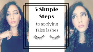 HOW TO Apply False Lashes  Ardell Demi Wispies [upl. by Neils816]