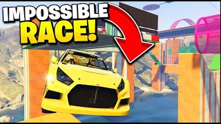 IMPOSSIBLE HARD PARKOUR RACE  GTA 5 ONLINE  shorts gtaonline gta gta5 gtav fivemw [upl. by Arvad]