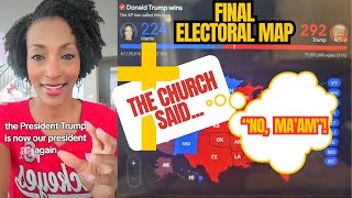 THE CHURCH SAID quotNO  Final ELECTORAL MAP of 2024 2024electoralmap [upl. by Arahat119]