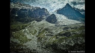 Trek to Langtang Lirung Glacier Kyajin Village June 2017 [upl. by Ennahtur]