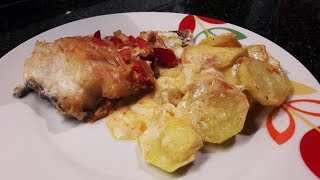 Bacalhau de Cebolada com Molho Béchamel [upl. by Rasec578]