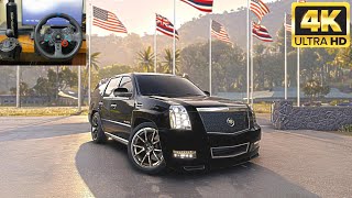 CADILLAC ESCALADE  The Crew Motorfest  LOGITECH G29 DRIVING [upl. by Mimajneb]