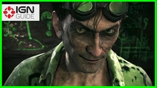 Batman Arkham Knight Founders Island Riddler Trophies Part Two [upl. by Aylmar16]