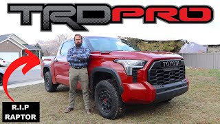 2024 Toyota Tundra TRD Pro Who Needs A Raptor When This Exists [upl. by Nallak]