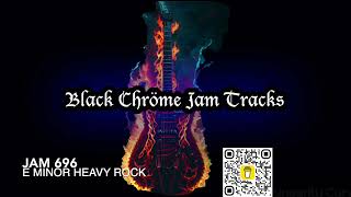 Backing Track 696 E minor Heavy Rock [upl. by Eatnoid]