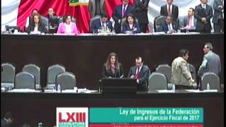 Aprobación Ley de Ingresos 2017 General y Particular [upl. by Notnats128]