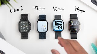 Apple Watch Series 10 42mm vs 46mm vs Ultra 2  Dont Choose Wrong [upl. by Atteyram]