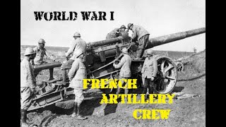 World War I French Artillery Crew 28mm  Wargames Foundry [upl. by Fawcett]