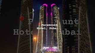 Paramount Hotel DubaiRoom Tour shortvideo ytshorts luxury fivestar [upl. by Biel848]