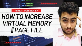 How To Increase Virtual Memory  What Is Page File  Increase VRAM  Speed Up Windows1011 [upl. by Aramahs]