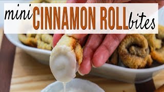 Mini Cinnamon Roll Bites [upl. by Oznecniv]