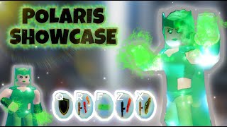 POLARIS SHOWCASE  MAGNETIC CONTROL  ROBLOX Heroes Multiverse 💚⛓ [upl. by Gnahk]