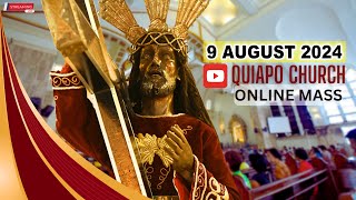 LIVE Quiapo Church Mass Today  9 August 2024 Friday [upl. by Bertie691]