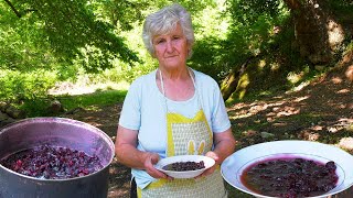 Γλυκό κουταλιού κεράσι μια γλυκιά ελληνική παράδοση  Sweet cherry recipe  Greek food [upl. by Volding]