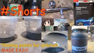 shorts thinning paints for airbrush [upl. by Clellan]