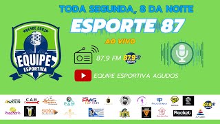 ESPORTE 87  12082024  COPA CIDADE DE AGUDOS 2024  SEMIFINAL [upl. by Jeannette950]