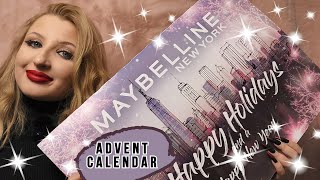 Advent Calendar Maybelline  Unboxing  2022  2023 [upl. by Falconer286]